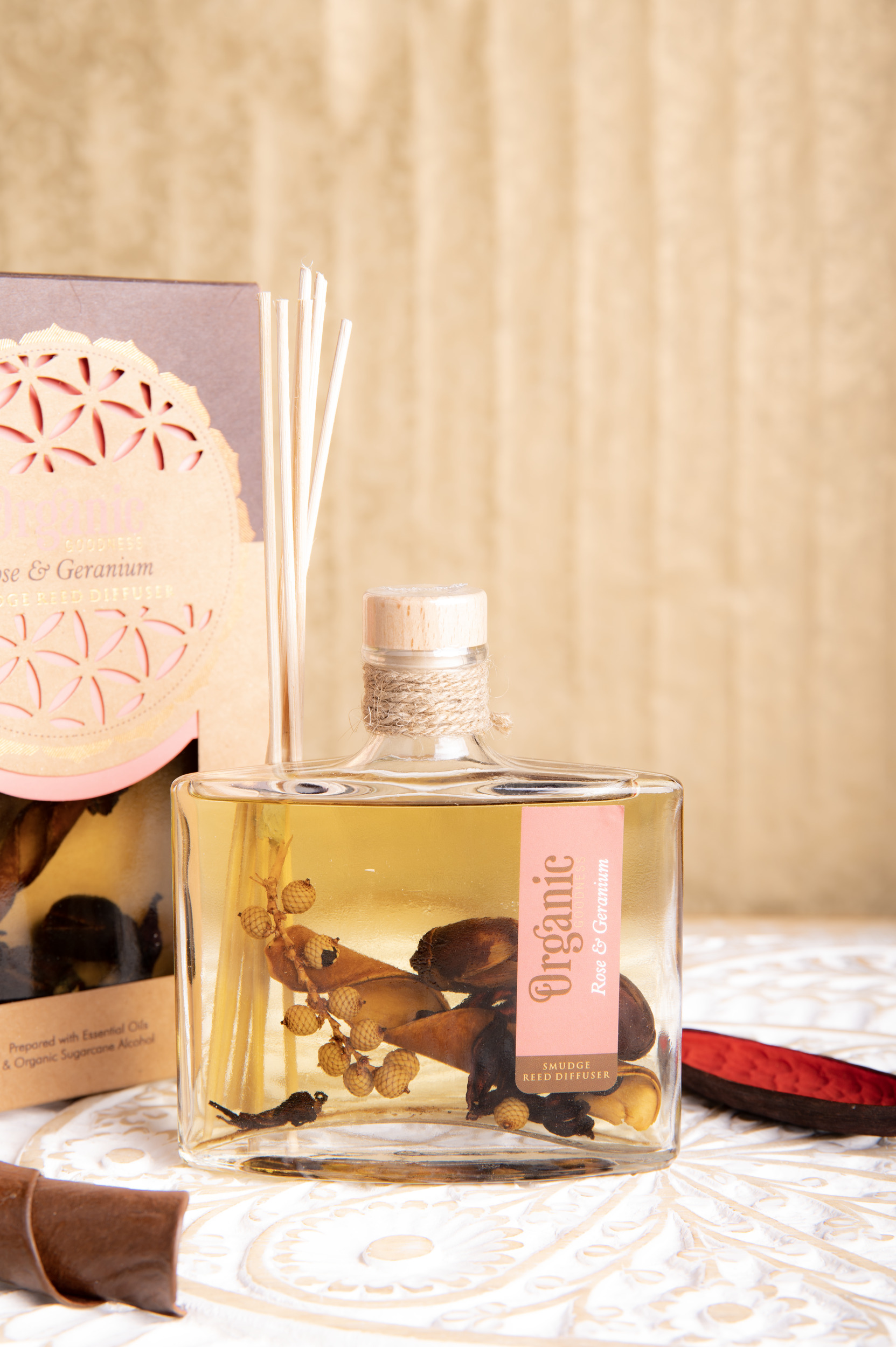 Rose & Geranie Organic Reed Diffuser