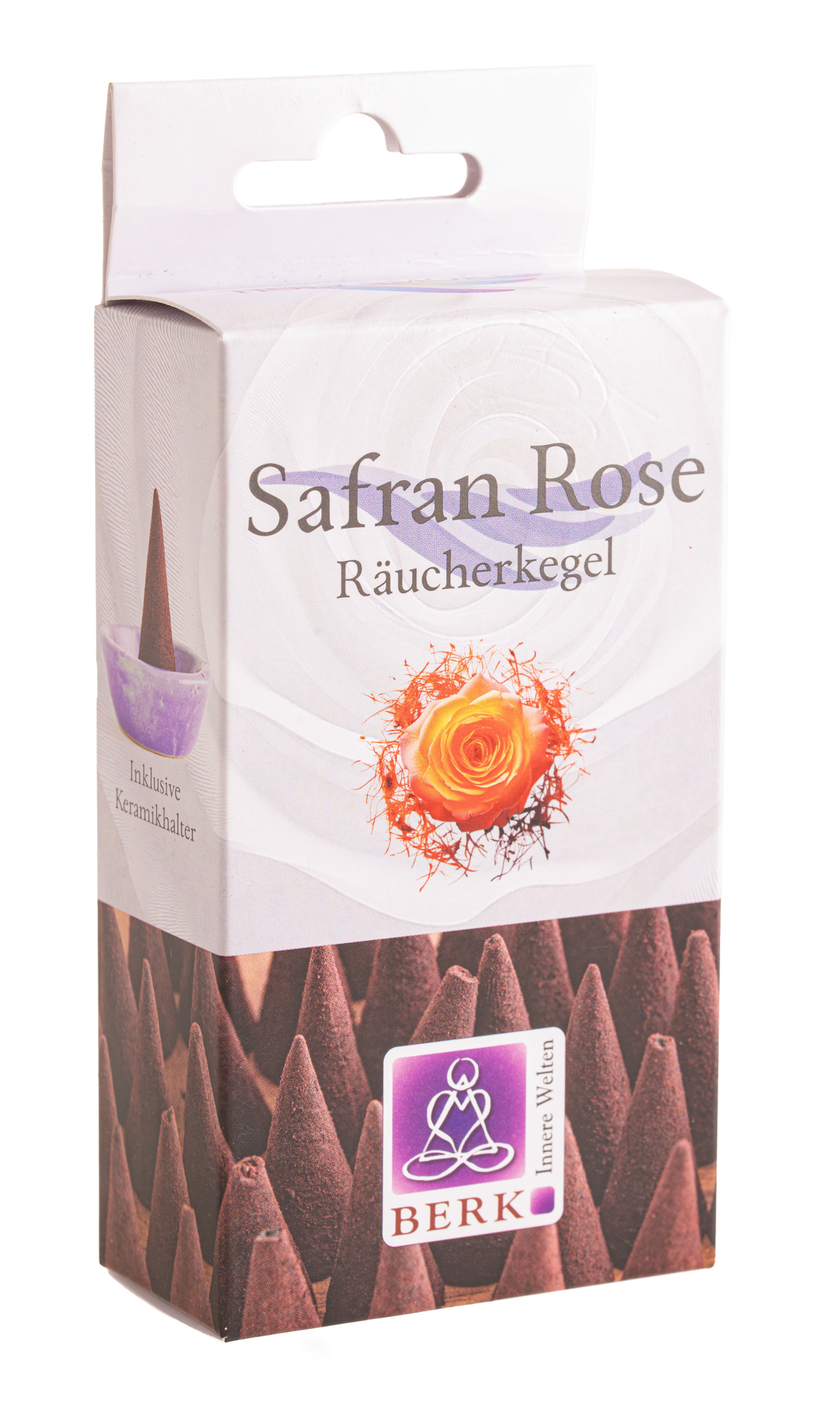 Blue Line Räucherkegel Safran Rose
