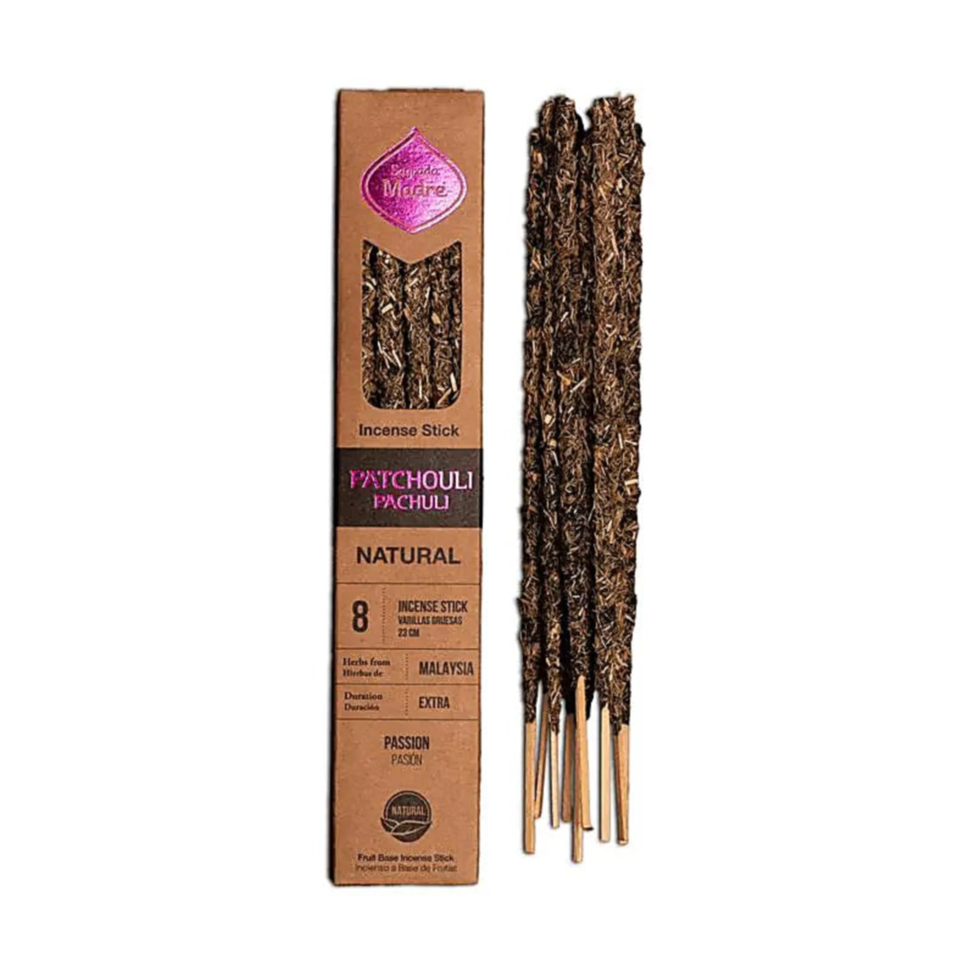 Sagrada Madre natürliches Räucherwerk Patchouli