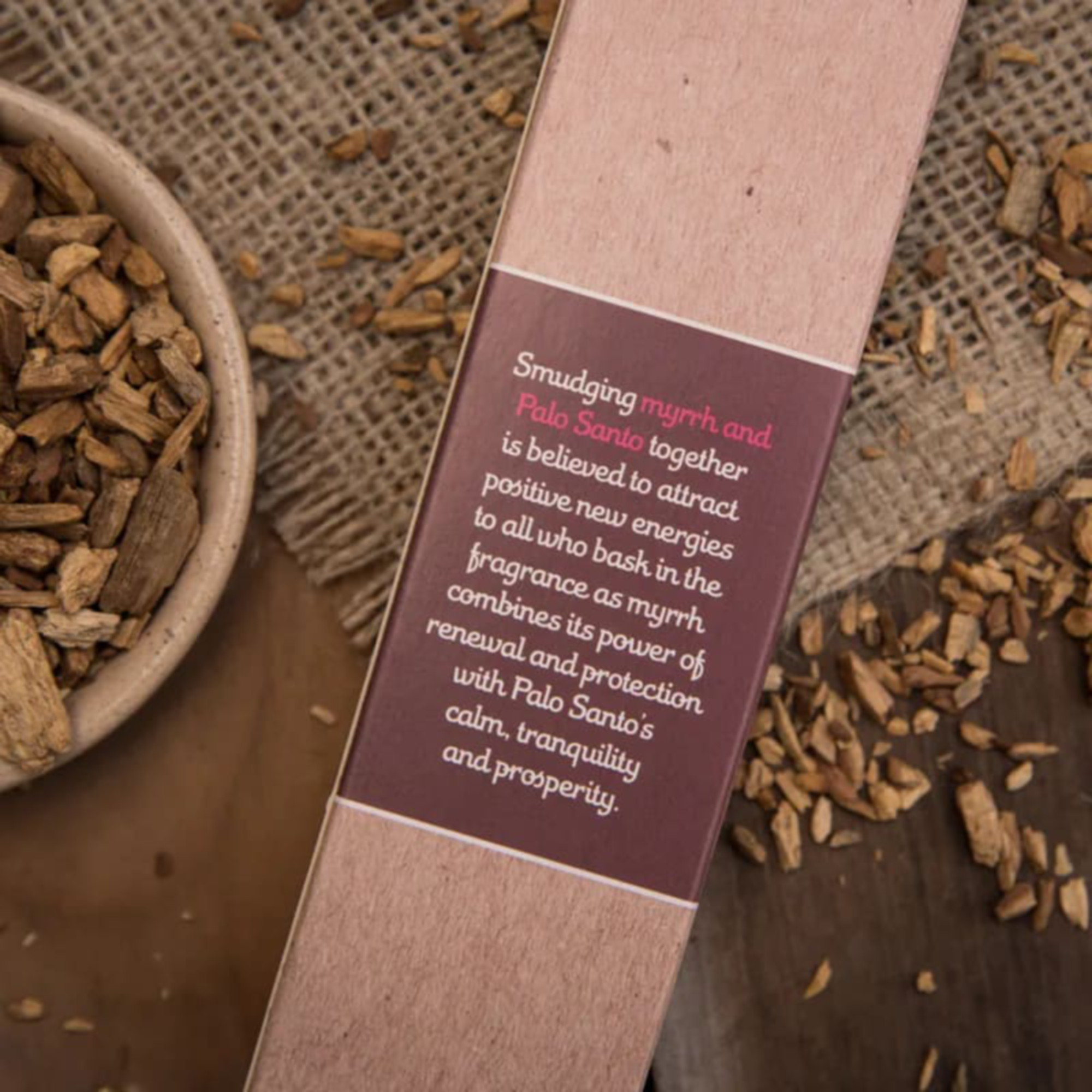 Sagrada Madre Palo Santo Räucherwerk Myrrh