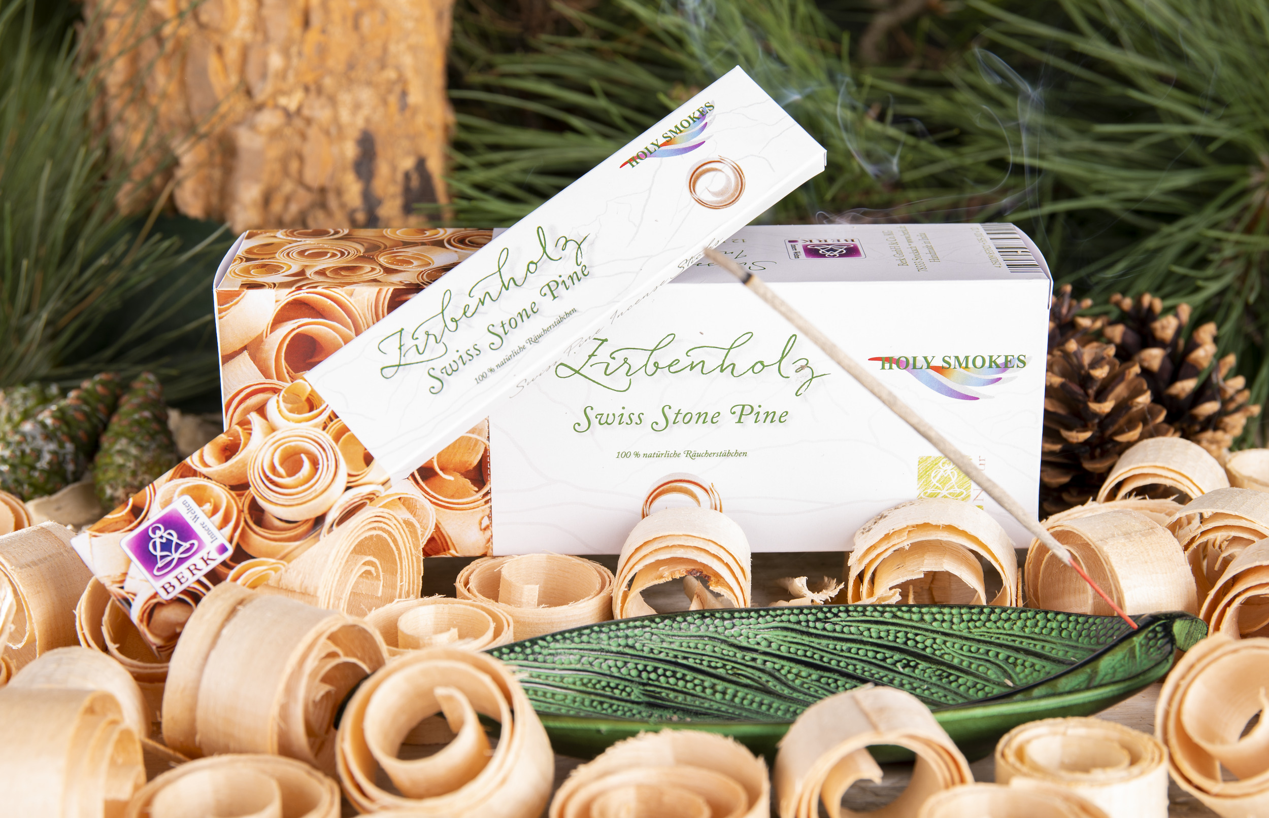 Berk Räucherstäbchen Zirbe